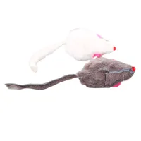 1Pcs False Mouse Cat Pet Toys Short-haired Tail Mice Mouse Toys Cat Dog Playing Toy Pets Interactive Toys Pet Products Toys