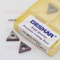 DESKAR TCMT110204 TCMT110208 TCMT16T304 TCMT16T308 LF6018 ใบมีดหมุน DESKAR TCMT คาร์ไบด์แทรก