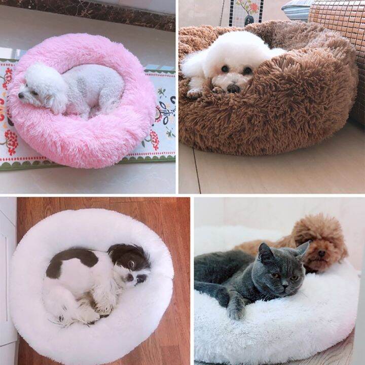 pets-baby-แมวสุนัขเตียงเบาะ40-100เซนติเมตรสุนัข-bedpet-รอบเบาะเตียงสัตว์เลี้ยง-kennelsoft-fluffyfor-แมวสุนัขบ้าน