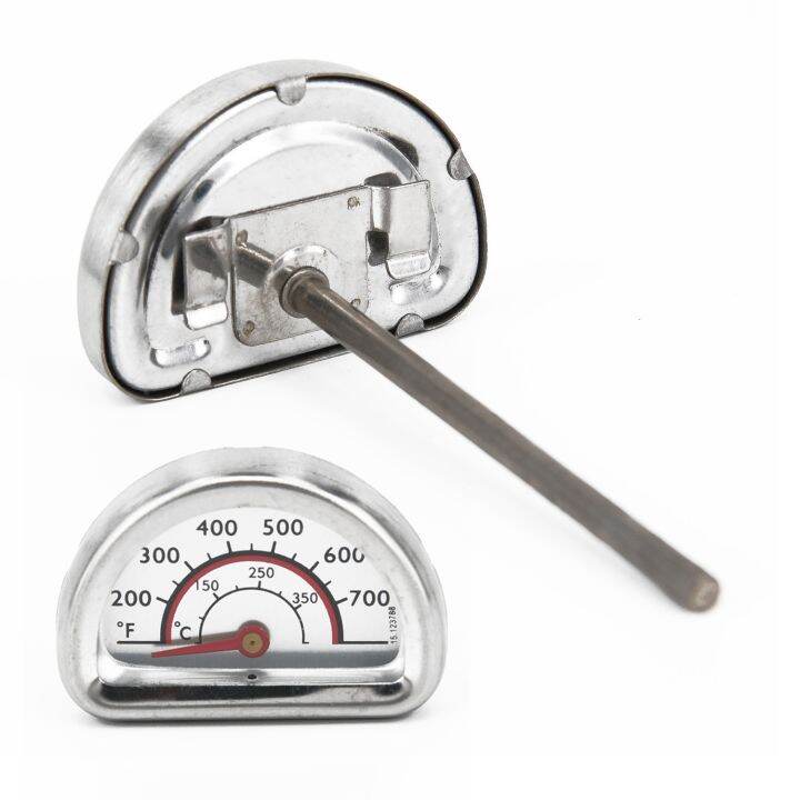 Replacement Stainless Steel Grill Thermometer HeatIndicator For