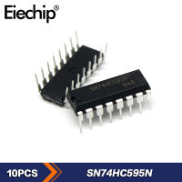 10PCS 74HC595 DIP-16ใหม่ Original Logic ICs วงจรรวม Shift Register พร้อมสลักเอาต์พุต