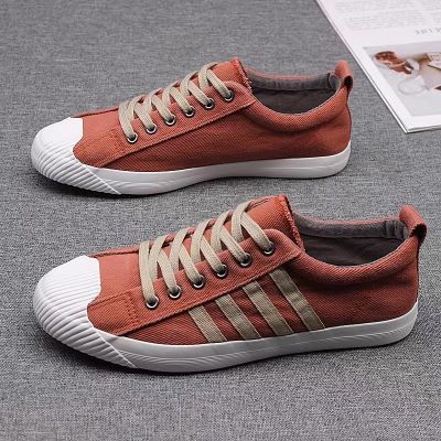 🏅 Canvas shoes mens shoes mens new autumn trend breathable all-match casual flat shoes mens shoes canvas shoes trendy shoes