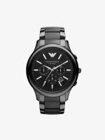 Emporio Armani นาฬิกาข้อมือผู้ชาย Ceramica Chronograph Black Dial Black  รุ่น AR1452 ของแท้ 100% มีการรับประกัน 2 ปี คืนสินค้าภายใน 15 วัน  Ralunar