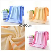 【DT】hot！ 40x90cm Cotton Splice Men And Washcloth Business Large Gifts Beach Toallas