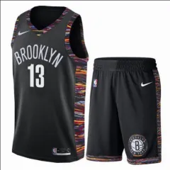 Men 11 Kyrie Irving Jersey Mix Black Brooklyn Nets Jersey Swingman Fan –  nReBall