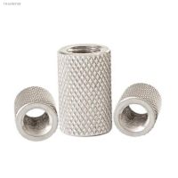 ☃ 1-5pcs Knurled round coupling nut M3 M4 M5 M6 M8 M10 M12 M14 M16 stainless steel Long extend knurled hand tighten nut