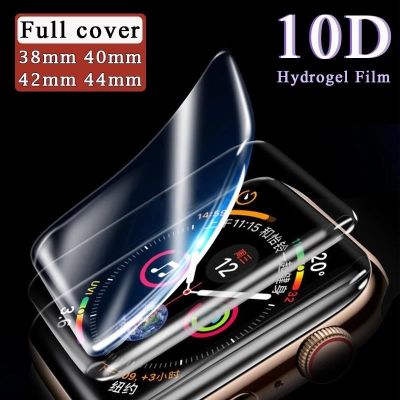 ❈▲ ฟิล์มกันรอยสำหรับ Apple Watch 38/40/42/44mm Hydrogel ฟิล์มป้องกันสำหรับ Apple Watch 7 6 5 4 3 SE ฟิล์มกันรอยสำหรับ Iwatch 7 SE