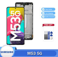 6.7 "การแสดงผลต้นฉบับสำหรับ Samsung Galaxy M53 5G M536B แอลซีดี M536B/DS M536จอแสดงผลหน้าจอสัมผัสชุดประกอบ Digitizer