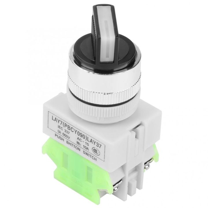 cw-220v-5a-lay37-20x-31-3-position-maintained-selector-locking-2no-1nc-with-self-locking-function