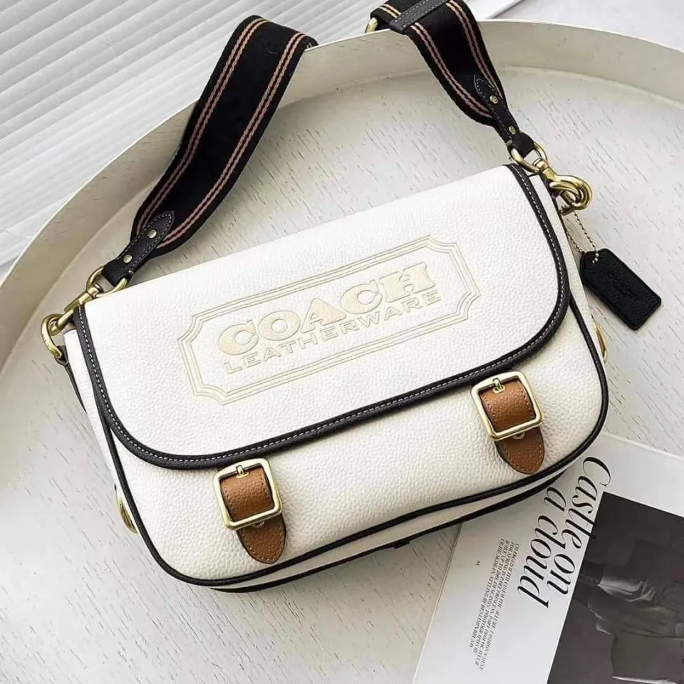 Field Messenger Bag With Coach Badge Chalk – MUMUBRANDEDBAG