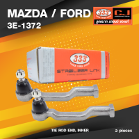 (ประกัน 6 เดือน) ลูกหมากคันชักใน MAZDA / FORD B2200 มาสด้า ฟอร์ด / 3E-1372 / ยี่ห้อ 333 (1คู่ 2 ตัว) TIE ROD END, INNER (ซ้าย / ขวา)