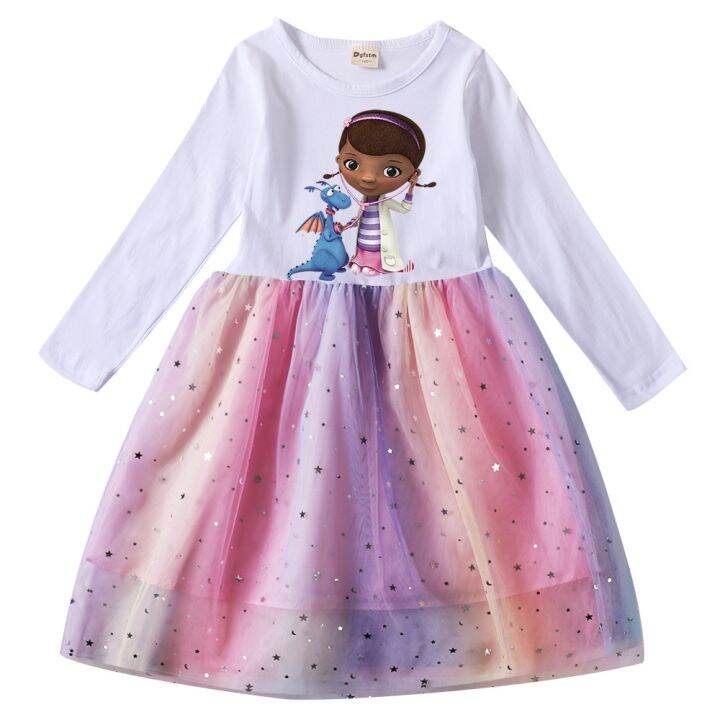 jeansame-dress-doc-สาวฤดูใบไม้ร่วงแขนยาวชุด-mcstuffins-พรรคชุดสำหรับเด็กสาวเสื้อผ้าเด็กผู้หญิงเด็กวัยหัดเดิน-vestidos-8-10ครั้งชุดทารก