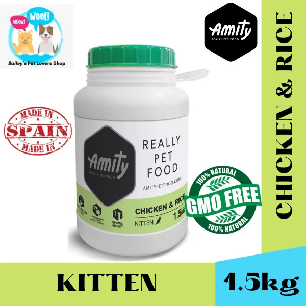 Amity Kitten Chicken And Rice Cat Food 15 Kg Lazada