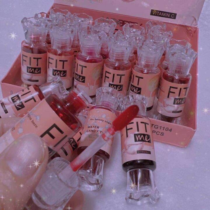 24 pcs lip tint set Korean Tint Water Candy Tint Cheek And Lip Tint