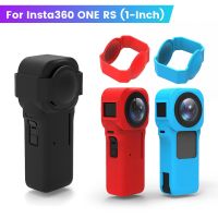 Silicone Case for Insta360 One RS 1-inch 360 Edition Dual 1-inch Sensors Panoramic Camera with Leica Dustproof Protective Cover