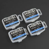 ；。‘【 HIRISI 100Pcs Barbed Coated Carp Fishing Hooks With Eye Design Made By Carbon Steel 8001 4 &amp; 2