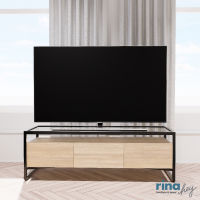 RINA HEY LEX/120 ชั้นวางทีวี ชั้นวาง โต๊ะวางทีวี ตู้วางทีวี TV stand W120 x D40 x H40 cm - สี ดำ