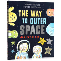 Oxford boutique picture book road to outer space English original picture book the way to outer space theme picture story book childrens English Enlightenment cognition parent-child early education Jay eunji Lee