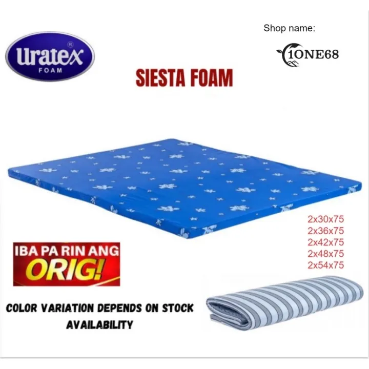 1one68 Uratex Foam with Cover 2inches 3inches and 4inches thick 100