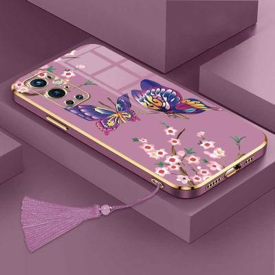 เคสสำหรับ OnePLus 9 Pro OnePLus 9 OnePLus 8 One PLus 8 Pro ผีเสื้อที่สวยงามหรูหราพร้อมกล้องดอกไม้เคสป้องกันโทรศัพท์ขอบแผ่นซิลิโคนนิ่มพร้อมฟรีสายคล้อง