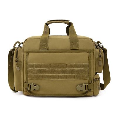กระเป๋าถือทหาร 14 นิ้วแล็ปท็อปกระเป๋ายุทธวิธีลวงตากองทัพกระเป๋าระบบ MOLLE สำหรับ Campi/ng เดินป่าท่องเที่ยว Outdoor