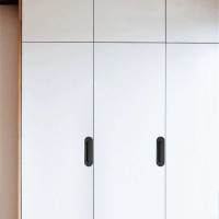 Black Sliding Door Handle Stainless Steel Recessed Invisible Handle Embedded Concealed Door Knobs Cabinet Drawer Buckle Door Hardware