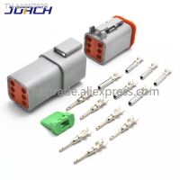 5 Sets 6pin Deutsch DT Waterproof Male Female Electrical Connector Plug DT04-6P DT06-6S With Terminals