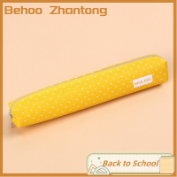 Behoo น่ารักสดใสขนาดเล็กผ้าใบมีซิปกล่องดินสอเครื่องเขียนยาวลายจุดเคสดินสอสร้างสรรค์สีลูกอมโรงเรียนประถมและมัธยมศึกษากล่องดินสอกระเป๋าดินสอนักเรียน