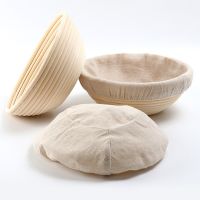 ♣○ Dough Fermentation Basket Banneton Bread Proofing Baskets Natural Rattan Basket With Liners for Professional and Home Bakers