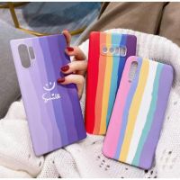 เคส สายรุ้ง กำมะหยี่ Redmi8 Note10 Note8 8a 9 9c 9a 9T Note9pr/9S Note7 Note9 MI10T Note10 5G