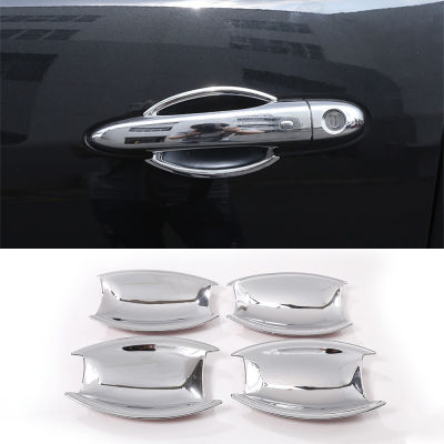 For Maserati Levante,Ghibli 2014-2019,Quattroporte 2013-2019,ABS Bright Silver Car Exterior Door Handle Bowl Cover,Auto Parts