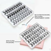 10/20 pairs 3D Mink Lashes Natural False Eyelashes Dramatic