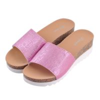 HOT★Thick Sole Summer Slippers Womens Fashion Outer Wear Heightening Wedge Slippers One-Piece Ladies Sandals Zapatos De Mujer 2022