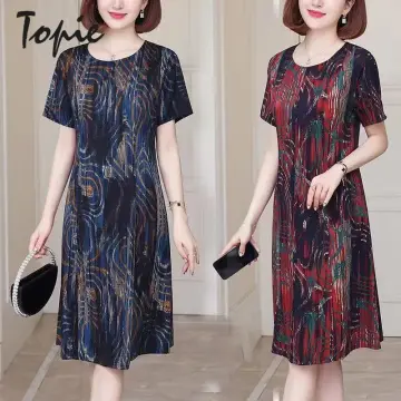 Customize Summer Casual Chiffon Women Dress Plus Size Ladies Dress