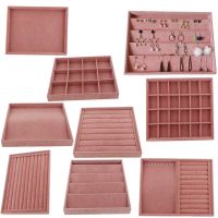 【hot】✉  New Pink Jewelry Display Organizer Tray Holder Necklace Earrings Bangle Storage Showcase шкатулка
