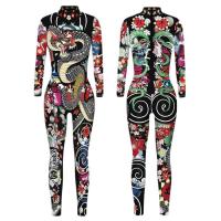 [COD] 2022 new cross-border animal digital printing cosplay costume adult tight long-sleeved