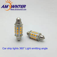 Festoon 2835 Led 24V 12V C5w Led ไฟแสดงสถานะทางทะเล36มม. 39มม. 42มม. โคมไฟสำหรับเรือรถยนต์360องศามุมปล่อยแสง