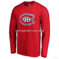 ❁◆∈ g40349011chao 037A เสื้อกีฬาแขนยาว ลาย HQ1 NHL Montreal Canadiens Jersey Hockey พลัสไซซ์ QH1