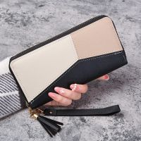 Dompet Ritsleting Fashion Dompet Panjang Wanita Tas Tangan Dompet Koin Tempat Kartu Dompet Billfold Kulit PU