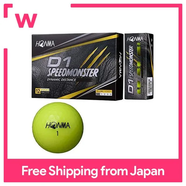 Honma Golf HONMA Ball D1 Speed Monster Ball 3 Dozen Set 3 Dozen (36