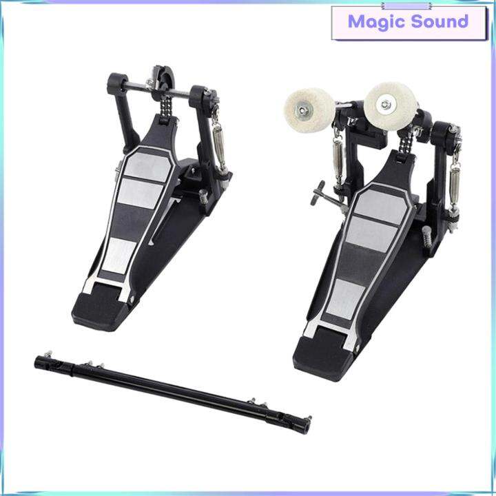 Magic Sound Double Bass Drum Pedal Twin Foot Pedal for Jazz Drums