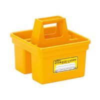 Penco Storage Caddy Small Yellow (HEB035-YE) / กล่องจัดระเบียบสิ่งของแบบมีหูหิ้ว ขนาดเล็ก สีเหลือง แบรนด์ Penco
