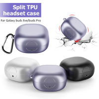 แยก TPU ไร้สายหูฟังกรณีที่มีหัวเข็มขัดที่เรียบง่ายเคสสำหรับ Samsung Galaxy Buds 2 Pro/buds Pro สำหรับ Samsung Galaxy Buds สดชาร์จกล่องอุปกรณ์เสริม