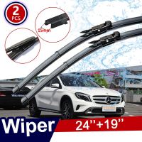 ที่ปัดน้ำฝนยางกระจกหน้ารถไร้กรอบด้านหน้าสำหรับรถ Mercedes Benz GLA X156 2013 2014 2015อุปกรณ์เสริมรถยนต์