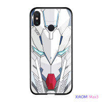 【100%-New】 Hontinga ปลอกเคสสำหรับ MI MAX 3 MAX 2 MI MIX 3 MI MIX 2S MI MIX2เคสการ์ตูนอะนิเมะ Cool Mobile Suits Gundam Back Panel เคสโทรศัพท์สำหรับเด็กผู้ชายเคสกระจกเทมเปอร์ฝาหลังปลอกเคสแข็งสำหรับสาวๆ