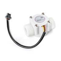 12V Water Flow Sensor DC 5-24V Flowmeter Hall Flow Sensor Water Control Liquid Flow Sensor Switch 1-30L/Min 1.75Mpa YF-S403