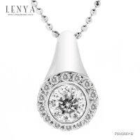 Lenya Jewelry จี้เงินแท้ประดับเพชร SWAROVSKI ZIRCONIA สวยหวานน่ารัก เหมาะสำหรับสวมใส่ได้ทุกวัน