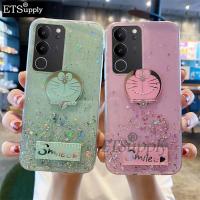 เคสโทรศัพท์ VIVO V29E V29 Pro Sparkling Star Moon ซิลิโคนนิ่มใสลายการ์ตูนแมวป้องกันการหล่นเคส29E Vivo V 29Pro V