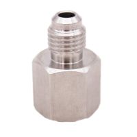 【♘COD Free Cas♘】 yijiejin 1/4 "เอ็นพีทีตัวเมีย X 1/4" Mfl อะแดปเตอร์ตัวผู้อุปกรณ์สำหรับยึดเบียร์304ผลิตเบียร์สแตนเลส