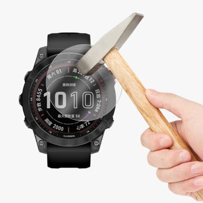 ✶☢ Szkło hartowane 2 sztuki Film dla Garmin Fenix 7/7S/7X Elite Edition zegarek folia ochronna HD inteligentny zegarek sportowy pełne pokrycie